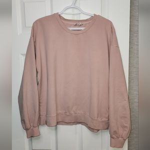 tentree Dusty Pink Crewneck Sweatshirt